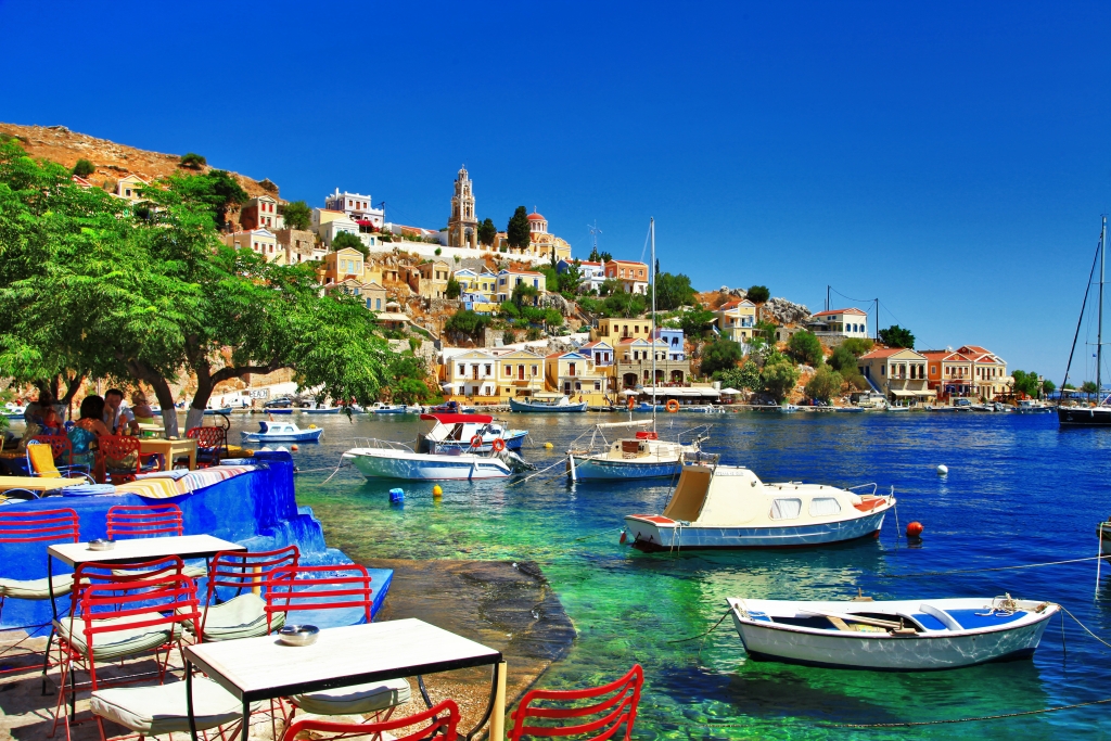 Greek holidays. Symi island